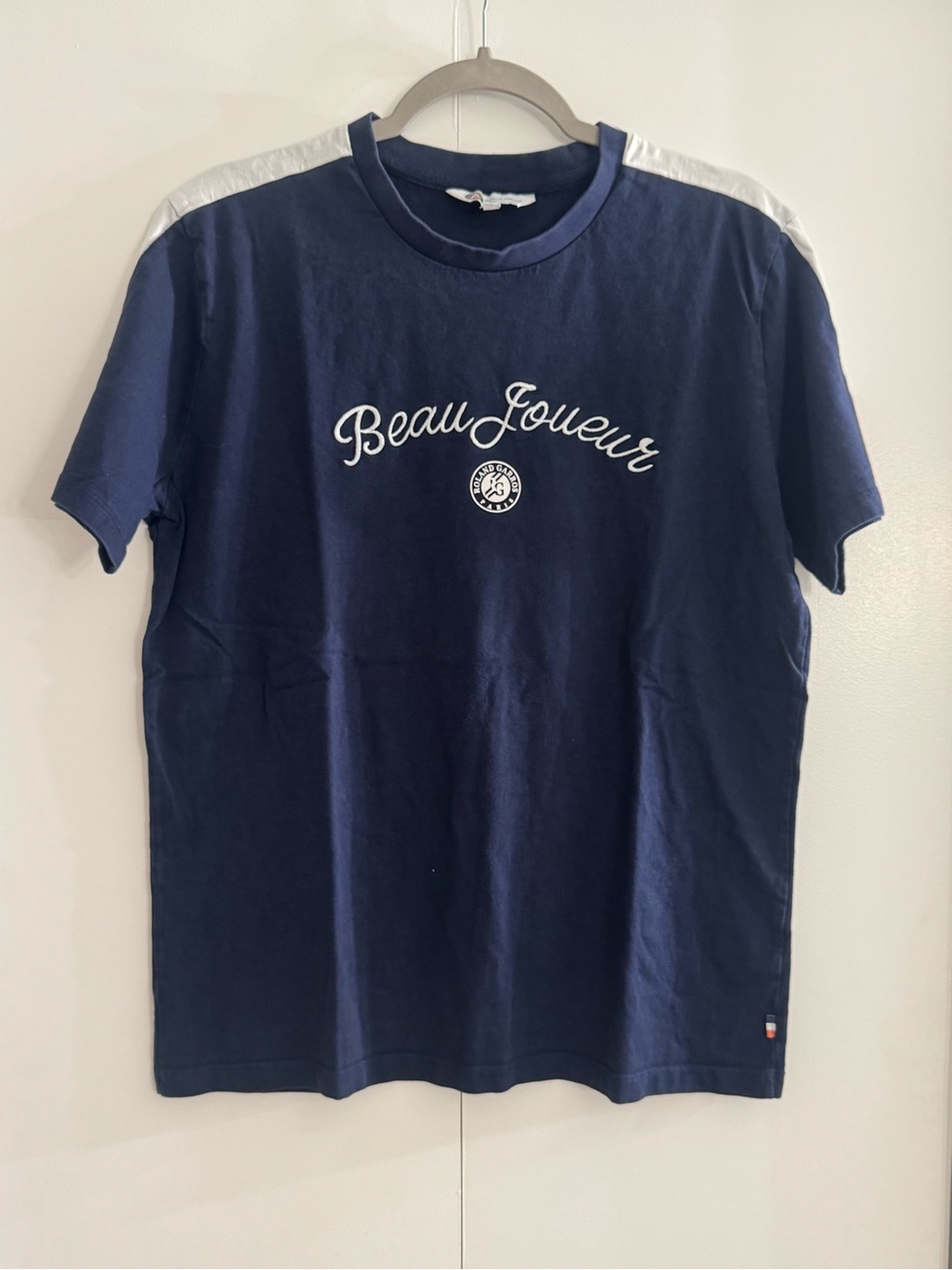 Roland Garros Navy Short-Sleeve Men's T-Shirt